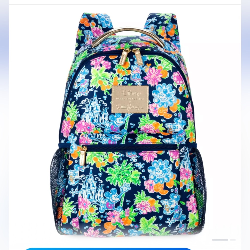 NWT- Lilly Pulitzer🩷 Disney X Lilly loves Disney Mickey & Minnie Mouse Backpack